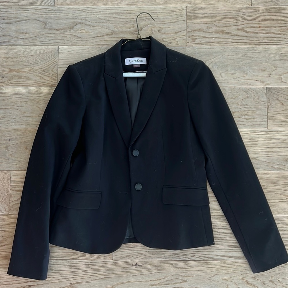 Black business blazer size 4